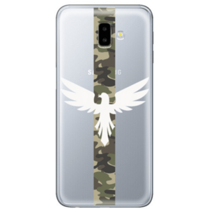 Protectie Spate Lemontti Art Army Eagle LEMHSPJ6PAE pentru Samsung Galaxy J6 Plus (Multicolor) imagine