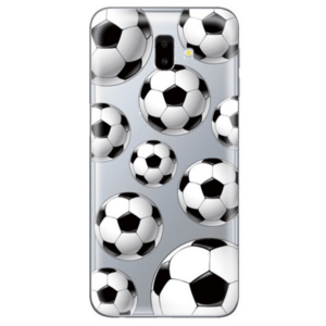 Protectie Spate Lemontti Art Football LMSAJ610M33 pentru Samsung Galaxy J6 Plus (Multicolor) imagine