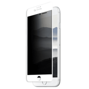 Folie Protectie Sticla Temperata Eiger 3D Privacy EGSP00162 pentru iPhone 8 plus / 7 plus / 6s plus (Transparent/Alb) imagine