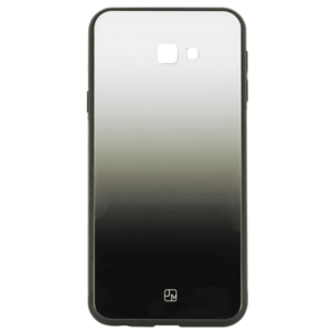 Protectie Spate Just Must Glass Print Black White Gradient JMGPJ4PBKWHG pentru Samsung Galaxy J4 Plus (Alb/Negru) imagine