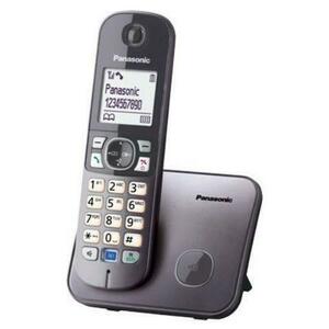 Telefon DECT Panasonic KX-TG6811FXM, Digital, Cordless, Caller ID (Gri Metalic) imagine