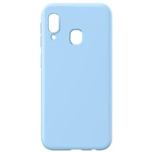 Protectie Spate Lemontti Silicon Soft Slim LEMSSA20EOB pentru Samsung Galaxy A20e (Albastru) imagine