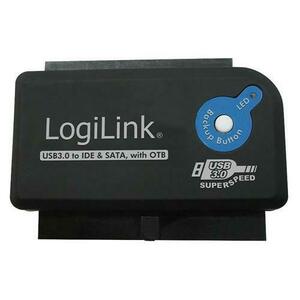 Adaptor LOGILINK AU0028A, USB 3.0 - IDE/SATA, compatibil cu HDD 2.5inch/3.5inch (Negru) imagine