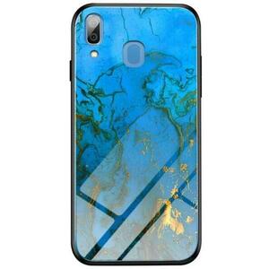 Protectie Spate Lemontti Glass Case Rankin EDA00077605B pentru Samsung Galaxy A30 (Multicolor) imagine