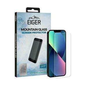 Folie Sticla Eiger Temperata pentru iPhone 13 Mini, 9H, 2.5D, 0.33mm (Transparent) imagine