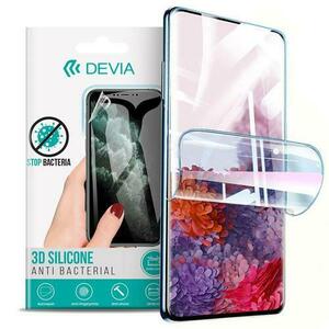 Folie Protectie Silicon Devia pentru iPhone SE 2020 / 8 / 7, Antibacterian (Transparent) imagine
