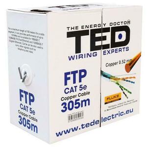 Cablu FTP OEM KAB-TED8, cupru, CAT 5E imagine