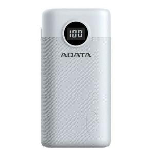 Acumulator extern ADATA AP10000QCD-DGT-CWH, 10000mAh, 2x USB A, 1x USB C (Alb) imagine