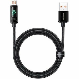 Cablu de date Mcdodo Digital Pro USB-A la MicroUSB, QC4.0, 1.2m, 3A (Negru) imagine