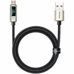 Cablu de date Mcdodo Digital Pro USB-A la MicroUSB, QC4.0, 1.2m, 3A (Argintiu) imagine
