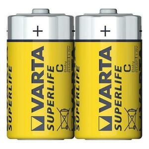 Set 2 baterii Varta Superlife 2C, R14, 1, 5V imagine
