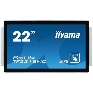 Monitor IPS LED iiyama ProLite 22inch TF2215MC-B2 , Full HD (1920x1080), VGA, HDMI, DisplayPort, Touchscreen (Negru) imagine