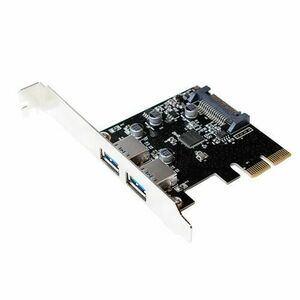 Card PCIex adaptor la USB3.1 tip A, LogiLink PC0080 imagine