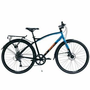 Bicicleta Pegas Hoinar aluminiu 28 inch, Shimano Deore 9 viteze, Negru /Albastru imagine