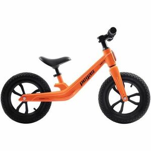 Bicicleta Pegas Micro fara pedale, pentru copii din Magneziu cu Kit de Schi Inclus, roti 12 inch, Portocaliu /Negru imagine