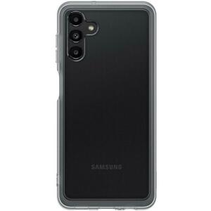 Husa de protectie Samsung Soft Clear Cover EF-QA136TBEGWW, pentru Samsung Galaxy A13 5G (Negru) imagine