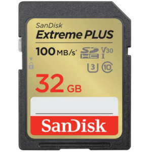 Card de memorie SanDisk Extreme PLUS SDHC, 32GB, UHS-I U3, Clasa 10, V30 imagine