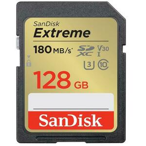 Card de memorie SanDisk Extreme SDXC, 128GB, UHS-I U3, Clasa 10, V30 imagine