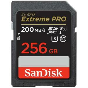 Card de memorie SanDisk Extreme Pro SDXC, 256GB, UHS-I U3, Clasa 10, V30 imagine