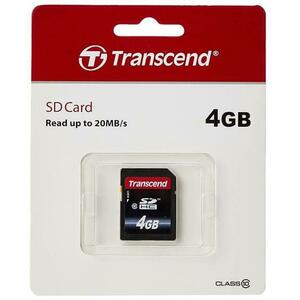 Card de memorie Transcend SDHC, 4GB, Clasa 10 imagine