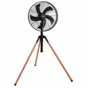 Ventilator Camry CR 7329, 100W, 40 cm, 3 viteze, Telescopic, Negru/Maro imagine