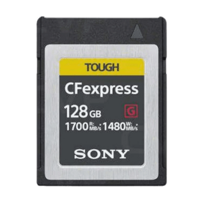 Card de memorie Sony CFExpress, 128 GB, Tip B, Seria CEB-G imagine