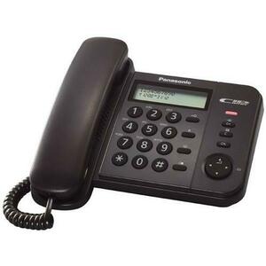 Telefon Fix Panasonic KX-TS560FXB, Caller ID (Negru) imagine