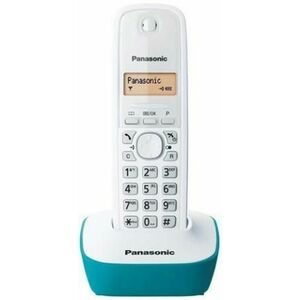Telefon Fix Panasonic KX-TG1611FXC (Alb/Blue) imagine