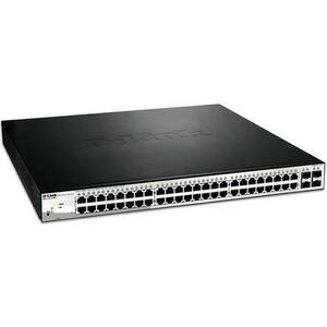 Switch D-Link DGS-1210-52MP, Gigabit, 48 porturi, PoE, 4 x SFP imagine