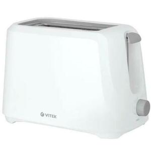 Prajitor de paine Vitek VT-9001, 700 W, Tava pentru frimituri (Alb) imagine