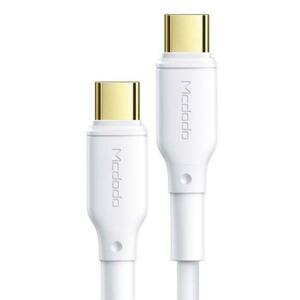 Cablu de date Mcdodo White Series CA-8350, USB Type-C - USB Type-C, 5 A, 1.2 m, 100 W, PD (Alb) imagine