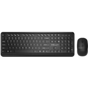 Kit Tastatura si Mouse Wireless Delux KA190G (Negru) imagine