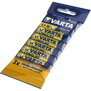 Baterii Alcaline VARTA Longlife Extra AA, 8 buc imagine