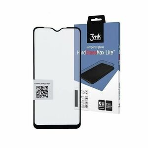 Folie protectie 3MK HardGlass Max Lite pentru Samsung Galaxy A10, Negru imagine