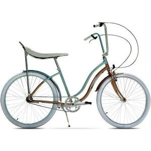 Bicicleta Pegas Strada 2, 26 inch, cadru aluminiu (Maro/Verde) imagine