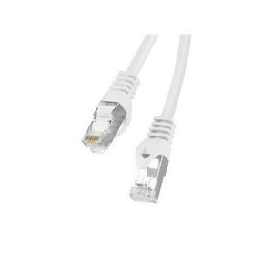 Cablu de retea din fibra optica Lanberg PCF6-10CC-0050-W, RJ45 cat.6 FTP 0.5m, Alb imagine