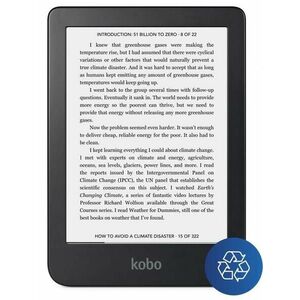 E-Book Reader Kobo Clara 2E, Ecran Carta E Ink touchscreen 6inch, 16GB, Wi-Fi, Bluetooth (Albastru) imagine