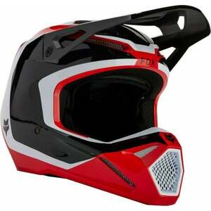 FOX V1 Nitro Helmet Fluorescent Red M Casca imagine