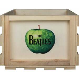 Crosley Record Storage Crate The Beatles Apple Label Cutia Cutie pentru înregistrări LP imagine