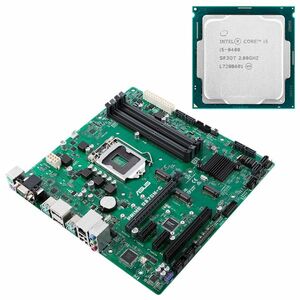 Placa de baza Asus PRIME Q370M-C, Socket 1151 v2, mATX + Procesor Intel Core i5-8400 2.80 - 4.00GHz + Cooler si Shield imagine