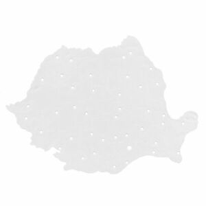 Sablon harta Romaniei, plastic, 25x19 cm, Nebo imagine