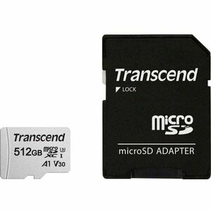 Card de memorie Transcend 512GB microSD w/ adapter UHS-I U3 A1 imagine