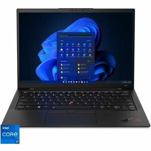 Laptop Lenovo ThinkPad X1 Carbon Gen 11 cu procesor Intel® Core™ i7-1355U pana la 5.00 GHz, 14'', WUXGA , IPS, 16GB, 512GB SSD, Intel® Iris® Xe Graphics, Windows® 11 Pro, Deep Black imagine