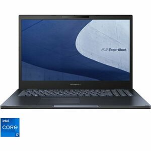 Laptop Asus ExpertBook B2 B2502CBA Procesor Intel® Core™ i7-1260P 12M Cache, up to 4.70 GHz 15.6 FHD, 16GB, 1TB SSD, Intel® Iris® Xe Graphics, Negru imagine