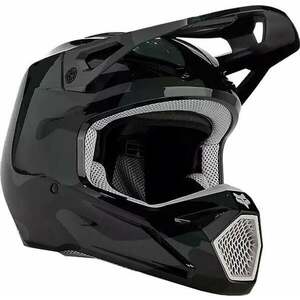 FOX V1 Bnkr Helmet Negru Camuflaj XL Casca imagine