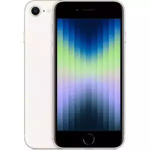 Telefon mobil Apple iPhone SE 3, 128GB, 5G, Starlight imagine