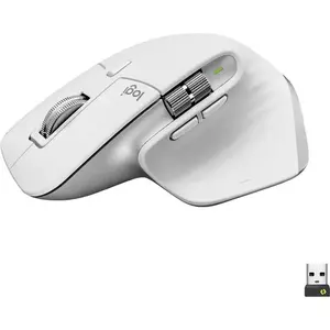 Mouse Wireless LOGITECH MX Master 3S Performance, 8000 dpi, Silent, USB, BT, Gri imagine