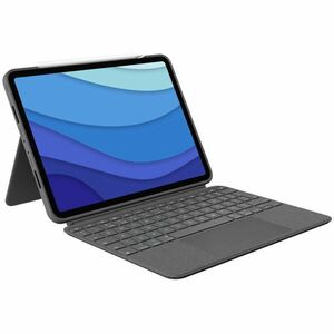 Logitech Combo Touch for iPad Pro 11-inch (1st, 2nd, 3rd and 4th gen) - Grey - UK imagine