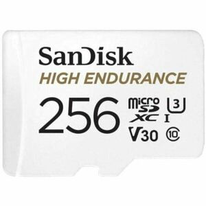 Card de memorie Sandisk microSDXC High Endurance, 256 GB, V30, U3 imagine