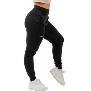 Nebbia High-Waist Loose Fit Sweatpants "Feeling Good" Black XS Fitness pantaloni imagine
